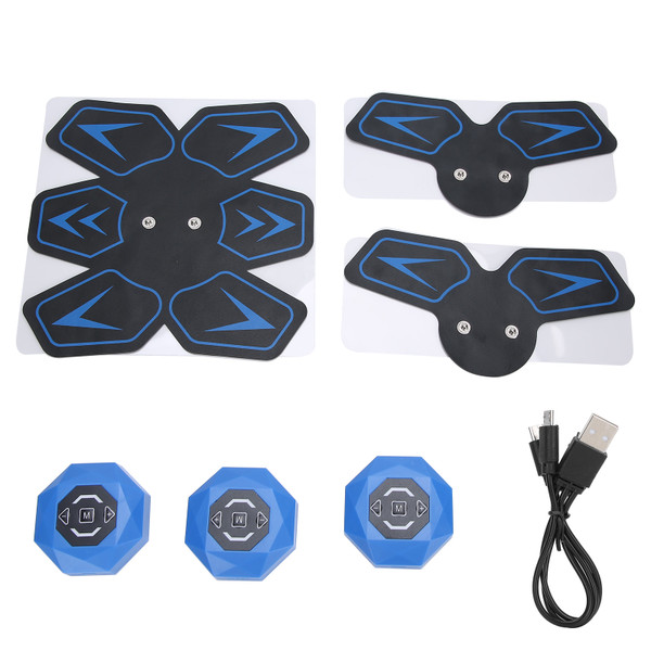 6 Mode Abdominal Muscle Stimulator Patch EMS Smart  Fitness Muscle Sticker AFS‑506E