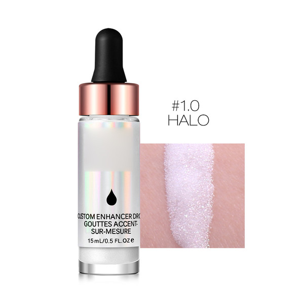 Facial Contour Highlighting Liquid Makeup Highlighter Fluid Cosmetic (1.0 HALO)