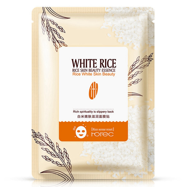 Rice Essence Skin Care Facial Mask Cleaning Moisturizing Hydrating Face Tender Mask
