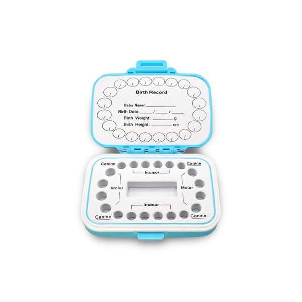 Baby Teeth Keepsake Box for Babies Kids Teeth Storage Box Children Teeth Holder Organizer Baby Hair Container Baby Shower & Birthday Gift