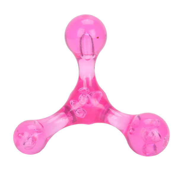 Mini Handheld Ball Massager Portable Manual Neck Waist Leg Foot Hand MassagerPink
