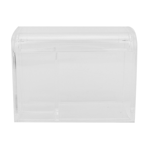 Transparent Cotton Swab Storage Box Makeup Powder Puff Cosmetic Tool Organizer Container