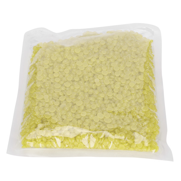 Depilatory Hard Wax Bean Household Hair Removal Wax Bead for Face Armpit Legs 500gYellow Honey