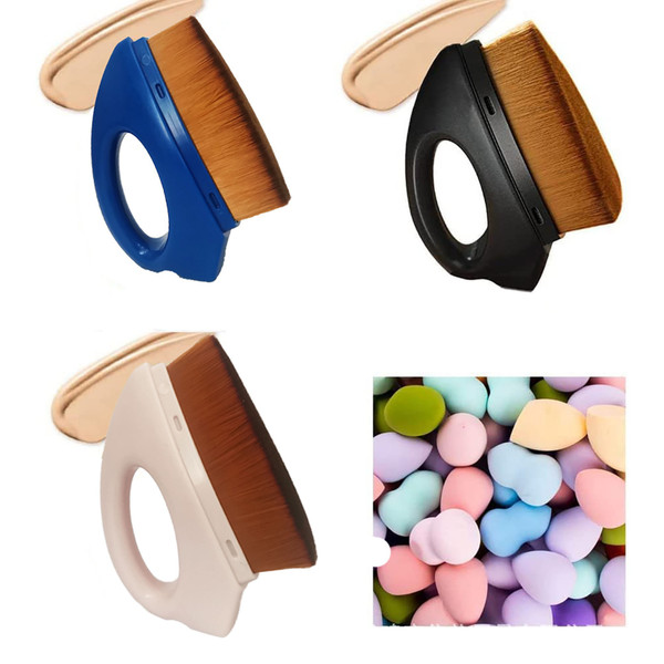 Air Cushion BB Cream Long Lasting Concealer Tone Up Moisturizing CC Cream Foundation with Mushroom Sponge Ivory Color