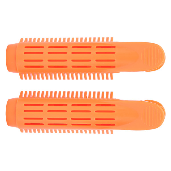 2Pcs Hair Curler Clip Hair Volumizing Curling Roller Natural Fluffy Hair Clip Styling ToolOrange