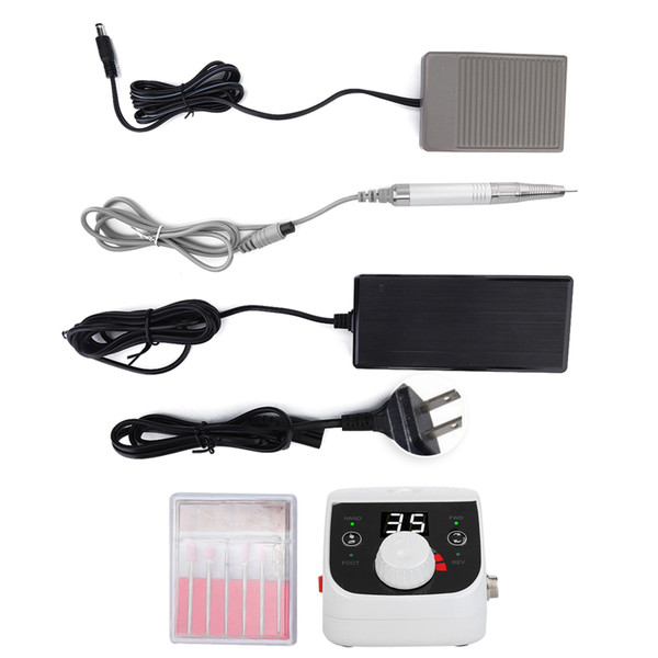 Electric Nail Drill 35000RPM Nail Art Grinding Machine Manicure Grinding Device