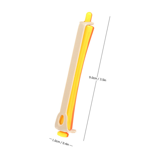 12 Pieces Salon Cold Wave Rods Hair Roller With Rubber Band Curling Curler Perms Hairdressing Styling Tool for Girls Women Hair DIY