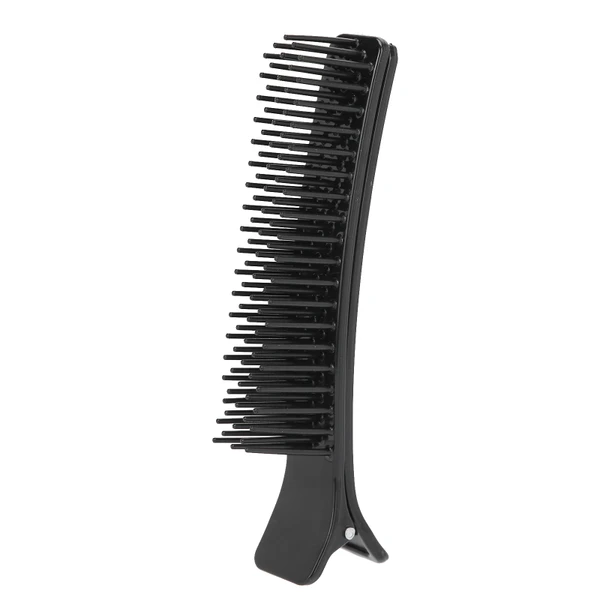 1PC Long Hair Clips Hair Styling Section Hairdressing AntiSlip Hair Accessory for Salon(Black )