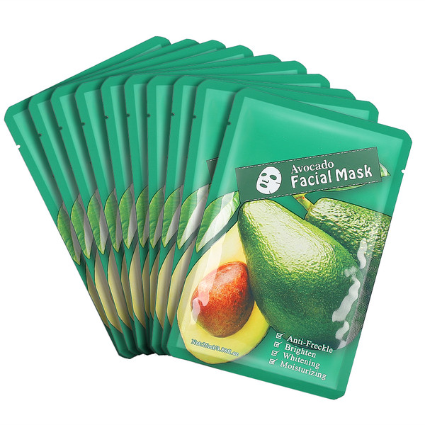 Aichun 10pcs / box Shea Nut Moisturizing Nourishing Facial Care Fruit Serum Mask