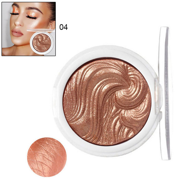 Professional Face  Highlighter Makeup Facial Powder Waterproof Pigment Powder Palette