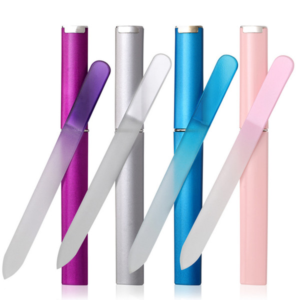 14cm Gradient Nail File Nail Polishing File Colored File for Manicure and Pedicure