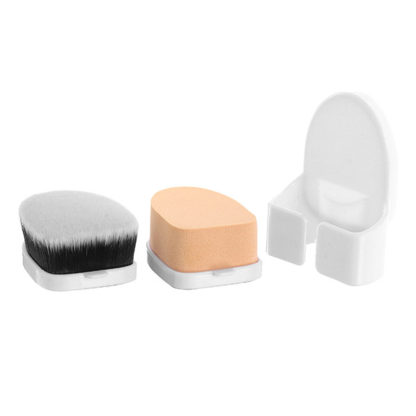 Multifunctional Foundation Makeup Brush Elastic Cosmetic Powder Brush Makeup ToolWhite