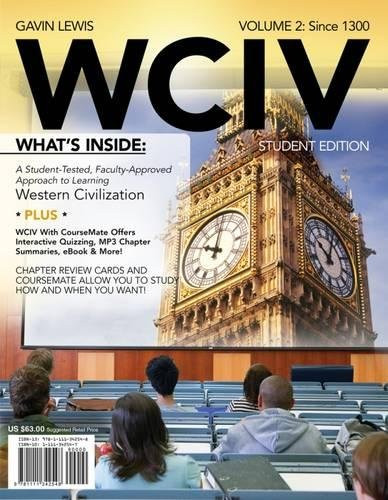 WCIV, Volume II (with Review Cards and History CourseMate with eBook, Wadsworth Western Civilization Resource Center 2-Semester Printed Access Card)