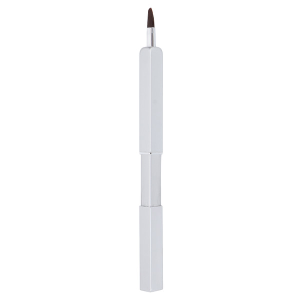 Portable Retractable Lip Makeup Brush Lipstick Lip Gloss Brush Applicator Makeup ToolSilver