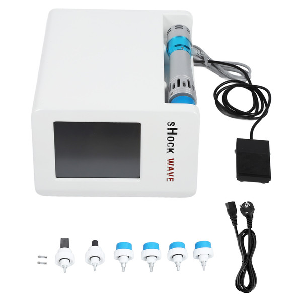 Electromagnetic Shockwave Machine Relieve Strain Animals Joint Rehabilitation Shockwave Device for Muscle Fascia Adhesions 100‑240V EU Plug