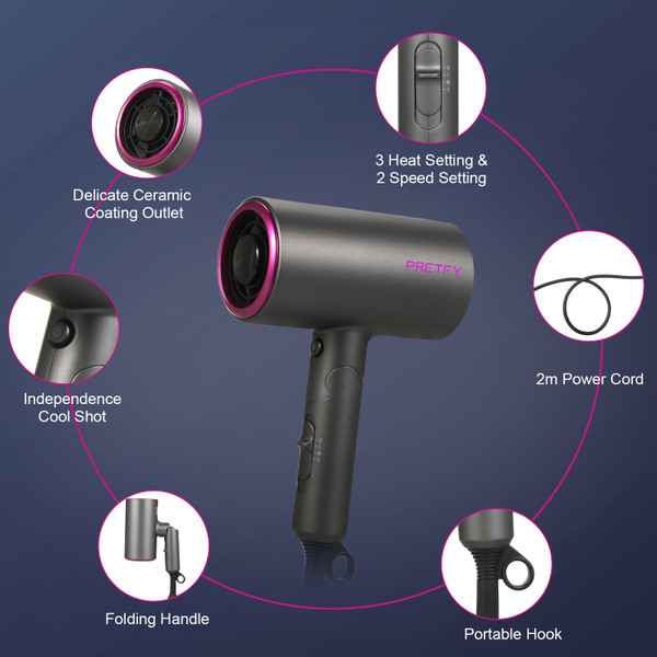 2000W Hair Dryer Large Wind Quickly Drying Hydrate Hair Household Hotel Hair Salon