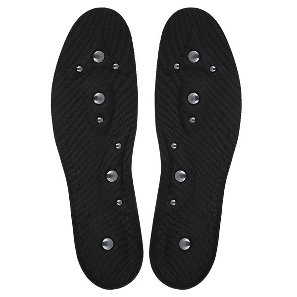 1 Pair Magnetic Therapy Health Care Foot Massage Insoles Unisex  Shoes Inserts Pads L(42-46)