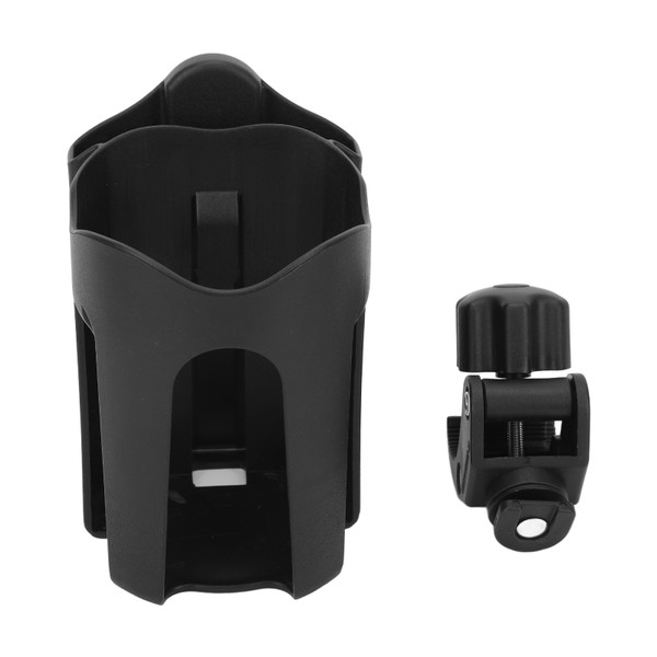 Stroller Cup Holder 2 in 1 Stable Fixed Adjustment Cup Phone Holder for Walkers Wheelchairs Bikes Carts Kayaks Motorcycles