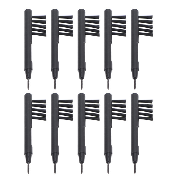 10Pcs/Set Hearing Aid Amplifier Cleaning Brushes with Magnet Earplug Wax Loop Debris Cleaner for Earbuds Headphones