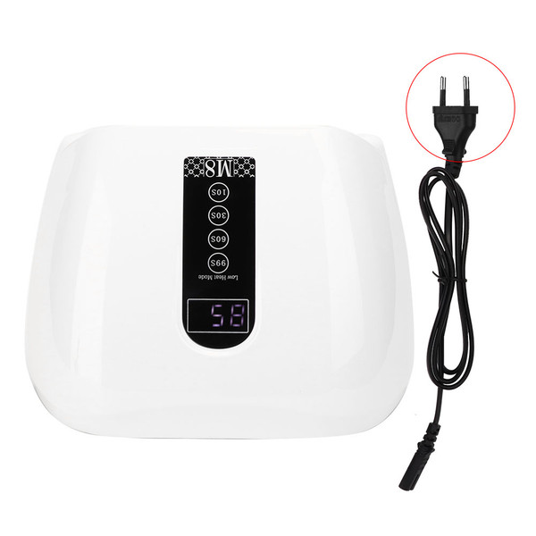 96w Painless Nail Art LED Lamp Dryer Gel Polish Curing UV/LED Light Manicure ToolEU Plug 110-240V