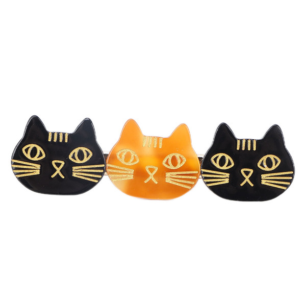No Bend Hair Clips Fine Workmanship Good Fixability Cute Appearance Styling Clips for Daily Party CosplayBlack Coffee Color