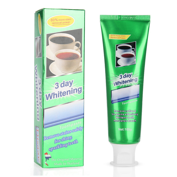 100g Fresh Herbal Mint Toothpaste Whitening Coffee Tea Stains Removal  Anti Halitosis Oral Care