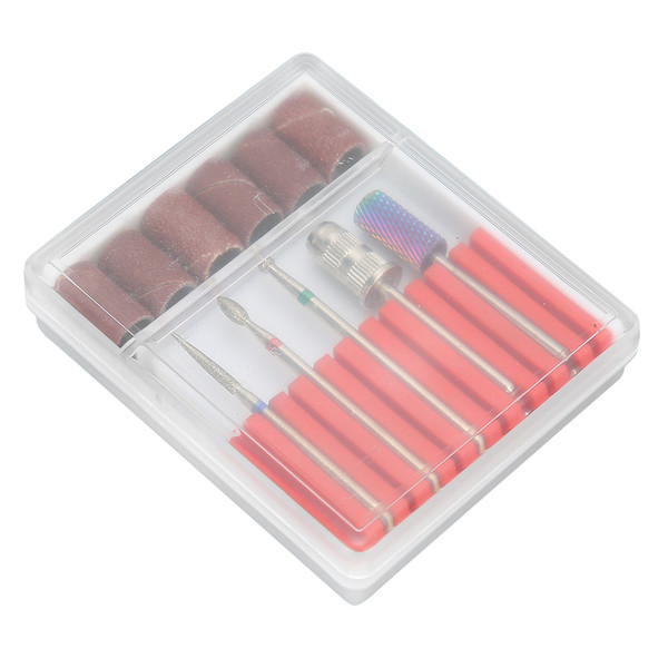 5pcs Nail Art Grinding Head Dead Skin Removal Nail Drill Bits Sanding Polishing Head Set