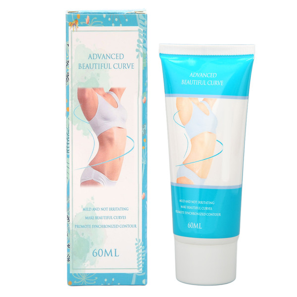 60ml Slimming Cream Moisturizing Fat Reduction Slimming Massage Cream for Arms Abdomen and Thighs