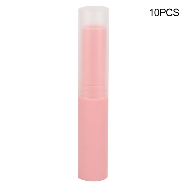 10pcs Empty Lip Balm Tube Lip Gloss Container DIY Lipstick Making AccessoryPink