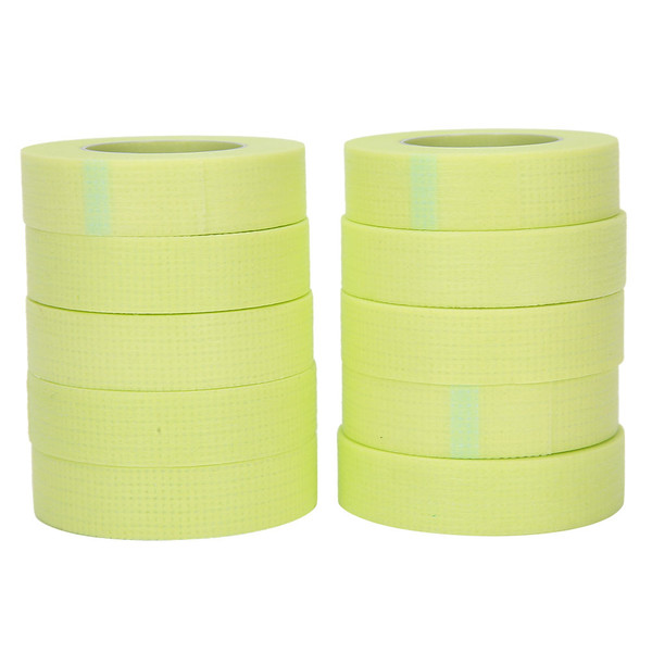 Grafted Eyelash Isolation Tape Breathable Comfortable Sensitive Resistant Eyelash Extension Tape10pcs Green