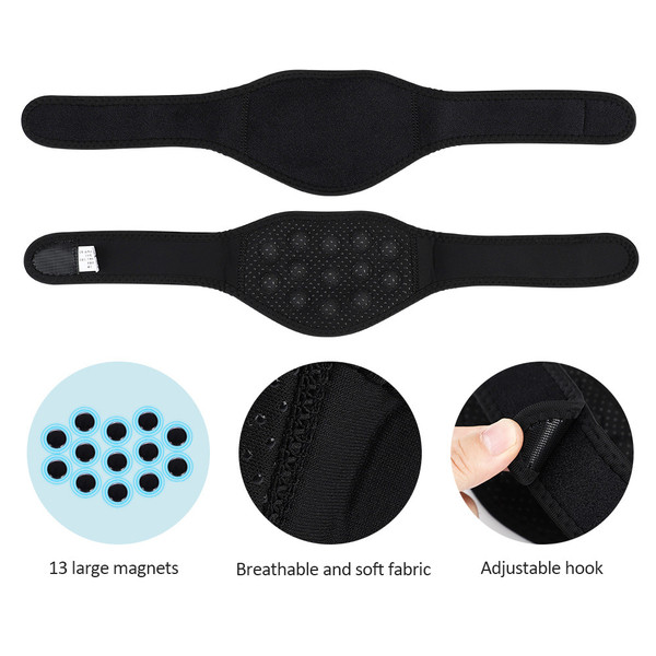 Self-Heating Neck Pad Belt Elastic Thermal Neck Support Brace Protector Acupoint Physiotherapy Warm Cervical Collar Massager