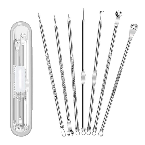 7 Pcs/Set Blackhead Removal Tool Kit Practical Blackhead Tools Facial Care Tools