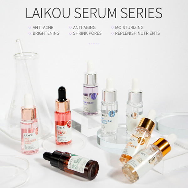 Laikou Anti-Aging Anti-wrinkles Pore Replenish Skin Elasticity Refining Essential Liquids for Home Daily Salon Use