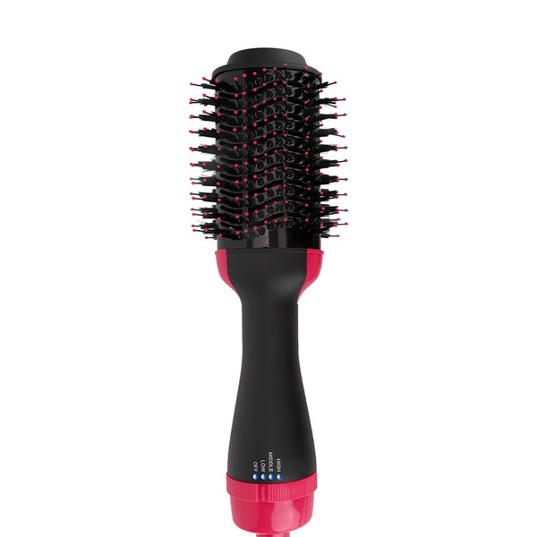 Multi functional Hair Dryer Hot Air Blowing Comb Hair Straightening Curling Style Comb