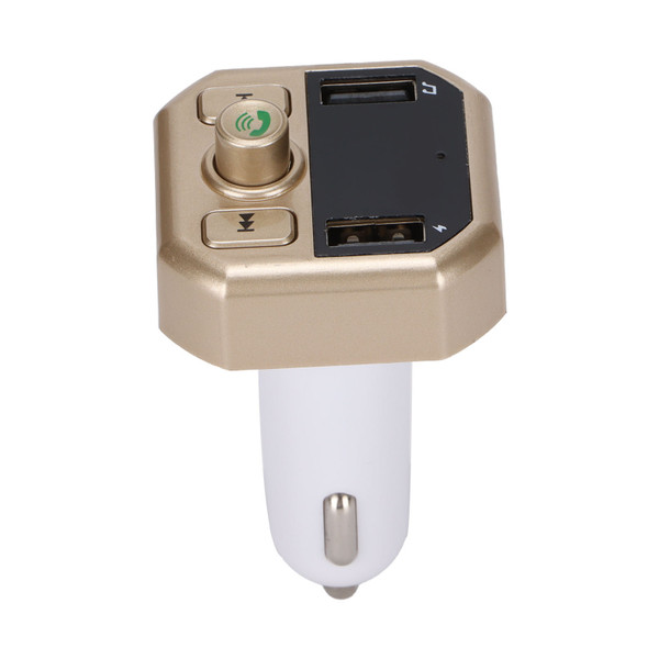 B9 Car Bluetooth FM Transmitter Radio MP3 Wireless Adapter 12V‑24V Car Kit Dual USB Charger