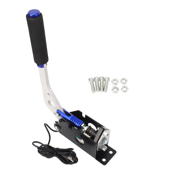 USB Handbrake PC Adjustable Simulate Linear Handbrake for G27 G25 G29 T500 T300 SIM Racing GamesBlue