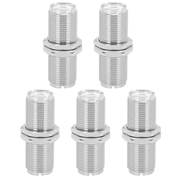 5pcs SO239 UHF Female to Female Plug Jack RF Adapter Connector for 2 PL259 Plugs