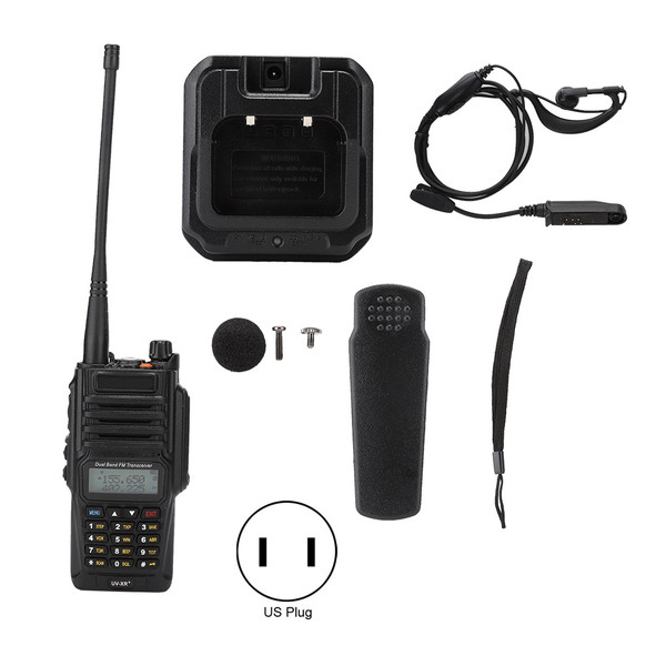For Baofeng UV XR PLUS Waterproof Built in LED Flashlight Walkie Talkie  Earphones