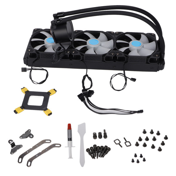 CPU Cooler Cold Head RGB Intelligent Temperature Control LED Halo Fan CPU Liquid Cooler
