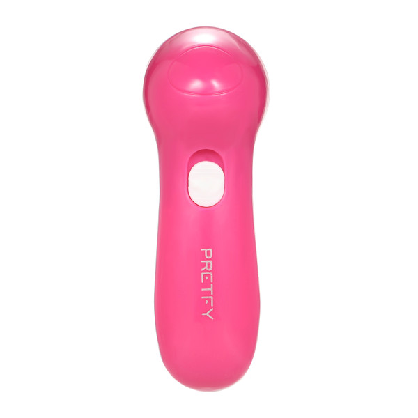Factory direct selling five-in-one facial cleansing instrument, electric rotating facial cleansing instrument, facial massager, pore cleaner, facial brush Rose pink