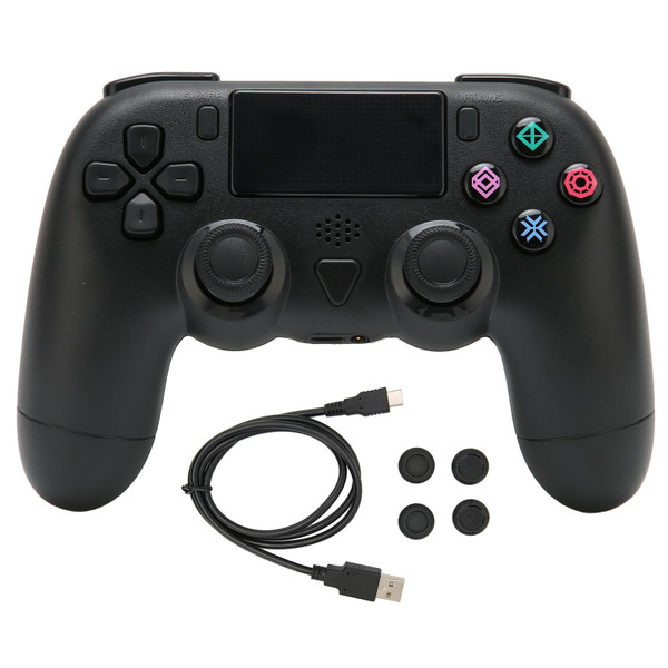 Wireless Gamepad for PS4 Wireless Game Controller with Dual Vibration and Audio Function