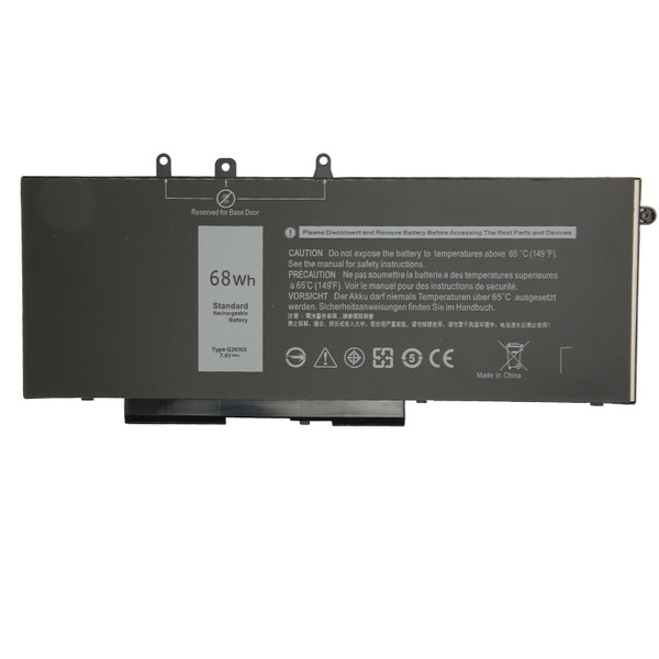 68Wh GJKNX Laptop Battery Compatible for Dell Latitude 5480 5580 5280 5288 5290 5488 5490 5491 5495 5590 5591 E5480 E5580 E5590 E5490