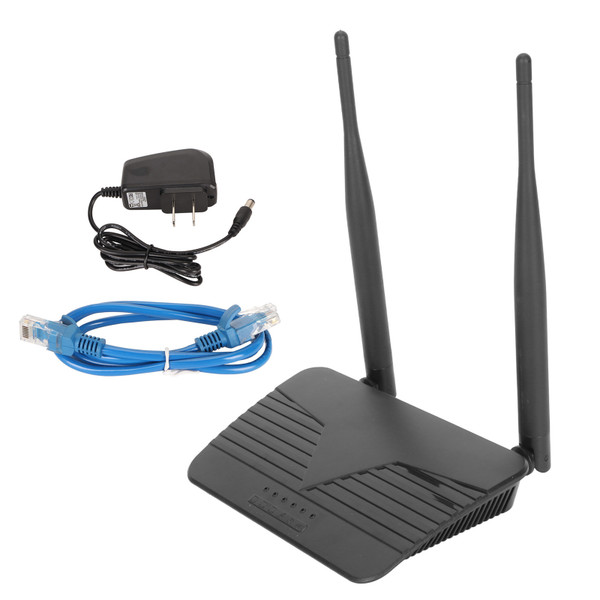 300Mbps 2.4G WiFi Router Wide Coverage Plug and Play Gaming Wireless Internet Router for Office