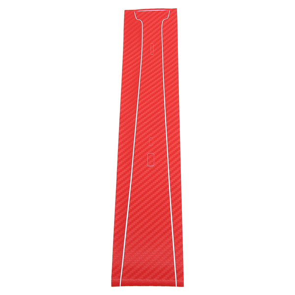 Console Middle Skin Scratch Resistant Protective Game Console Middle Strip Sticker for PS5 Digital Edition Host Red