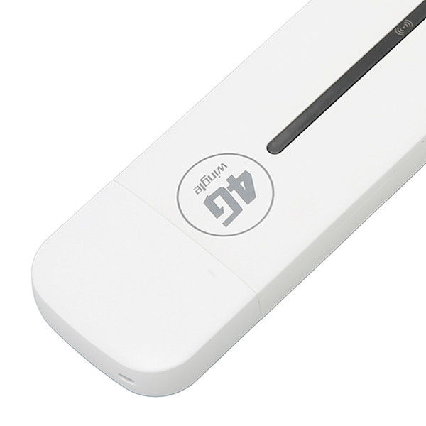 4G USB WiFi Modem Plug and Play High Speed Mini Pocket USB WiFi Router for Car Outdoor Use White