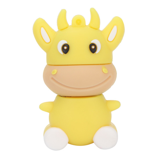 U Disk USB Flash Drive Pendrive Gift Data Storage Memory Stick Computer Accessories Cartoon Cow64GB