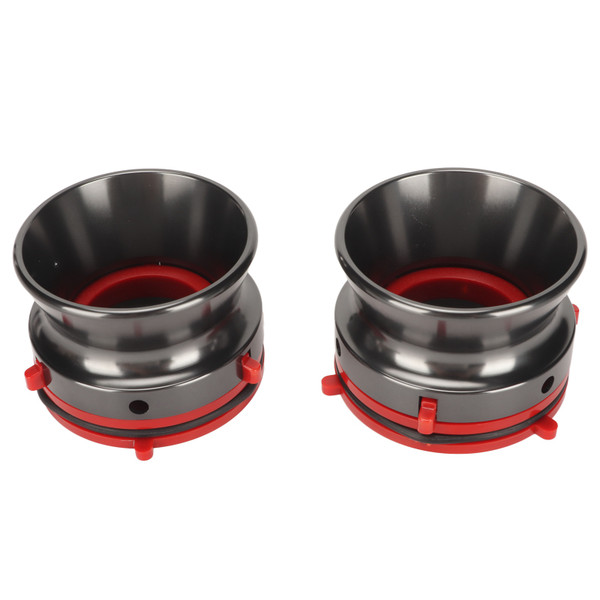 1 Pair NAB Hub Adapters Professional Polished Aluminum Reel to Reel Tape Opener for Studer ReVox for Akai for Teac Grey