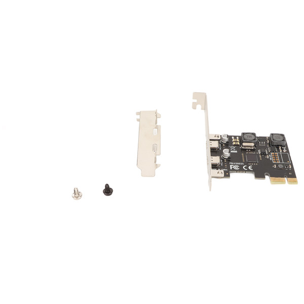PCI E to Type C Expansion Card Super Speed 5Gbps 2 Ports Independent Intelligent Insurance Expansion Card for Win