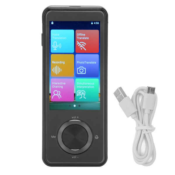Voice Translator 137 Online 13 Offline 43 Photo Language 3in Touch Screen 2 Way Translation Device with WiFi Bluetooth
