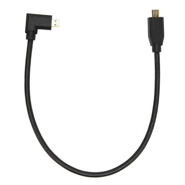 8K 60Hz Micro HD Multimedia Interface Cable Right Elbow Micro HD Multimedia Interface Male to Male Cord OD4.0mm